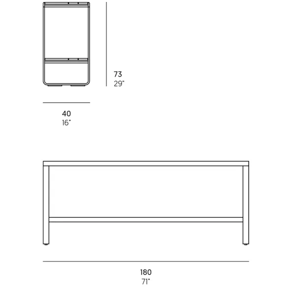 Shelf GandiaBlasco Flat