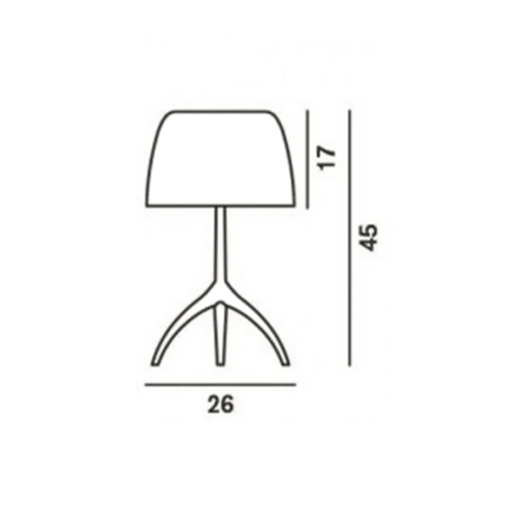 Large table lamp Foscarini Lumiere