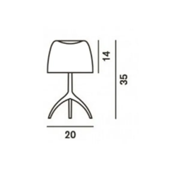 Small table lamp Foscarini Lumiere