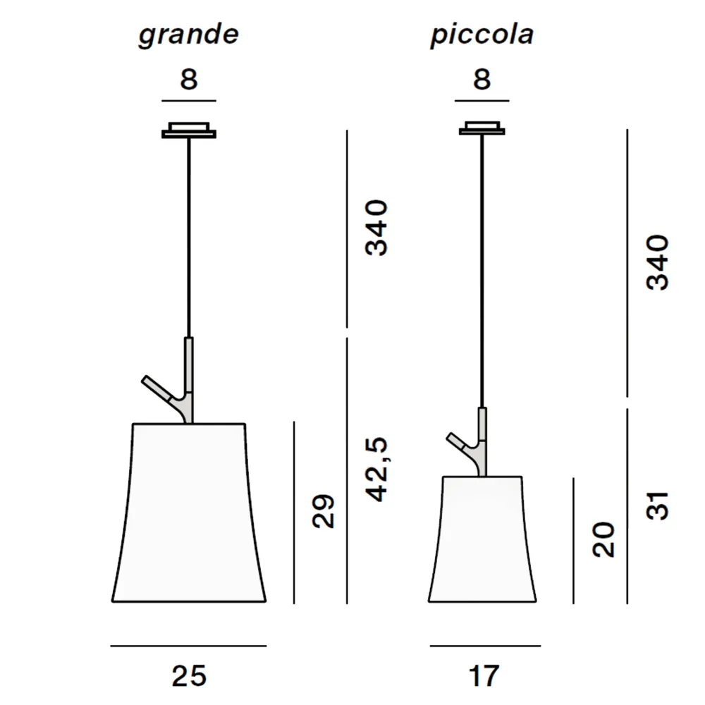 Pendelleuchte Foscarini Birdie