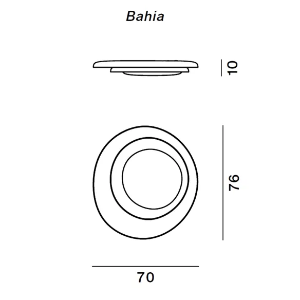 Lampada da soffitto Foscarini Bahia