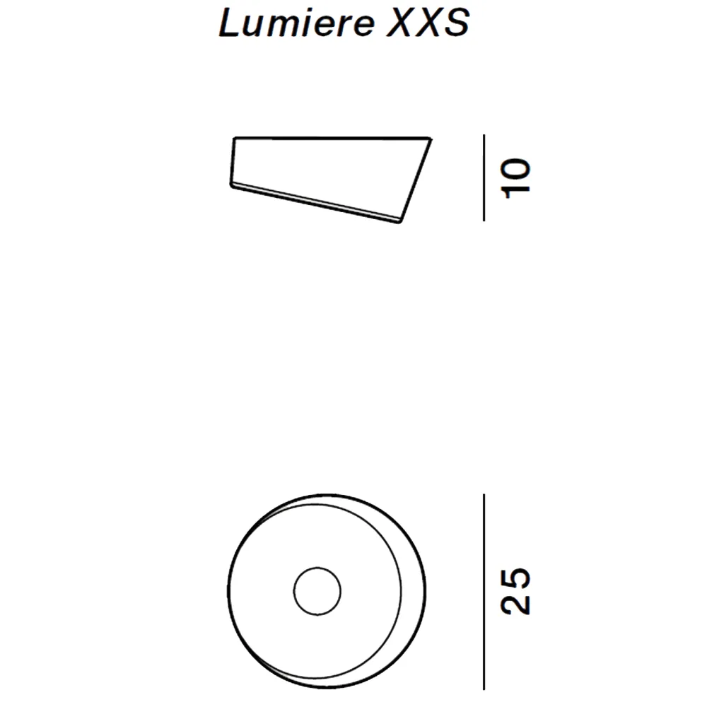 Lampe de plafond Foscarini Lumiere XXL+XXS