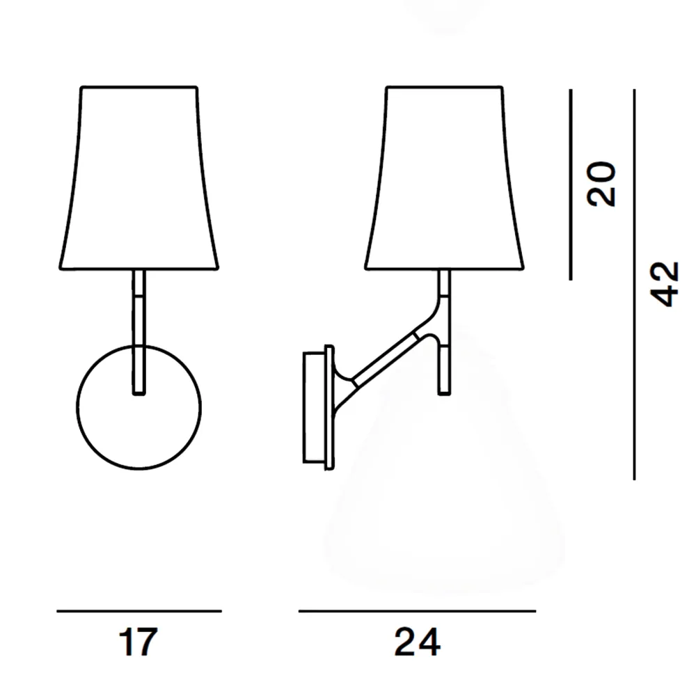  Lampada da parete Foscarini Birdie