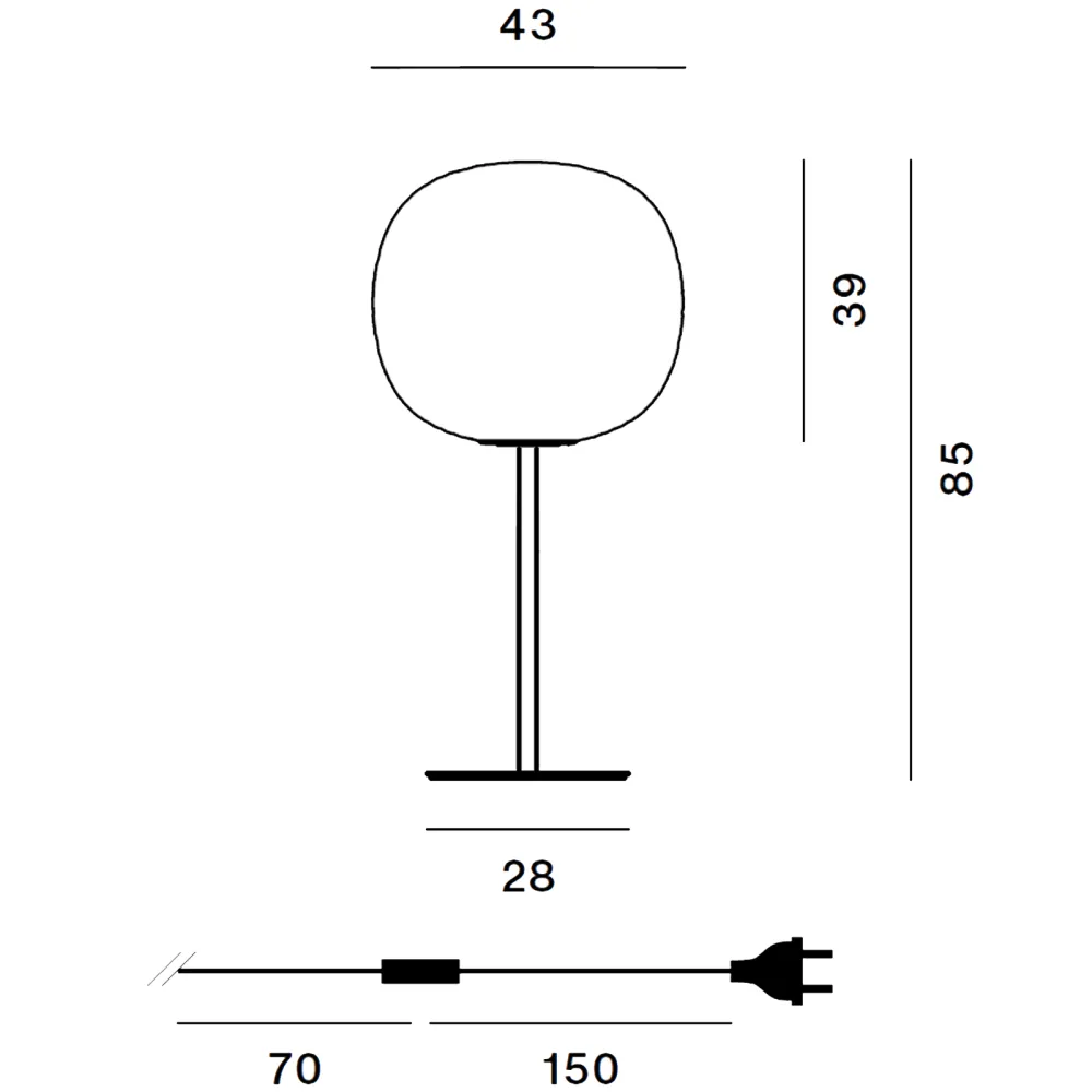 Lampe de table Foscarini Gem