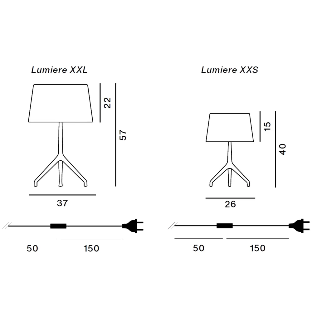 Lampe de table Foscarini Lumiere XX