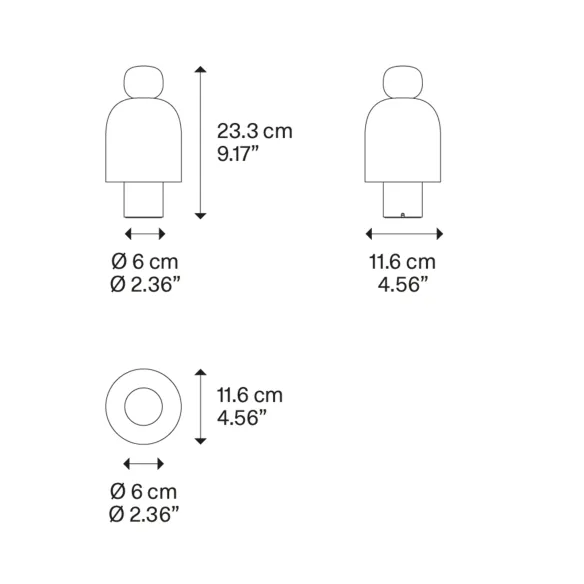 Lampe de table Lodes Easy Peasy Kelp