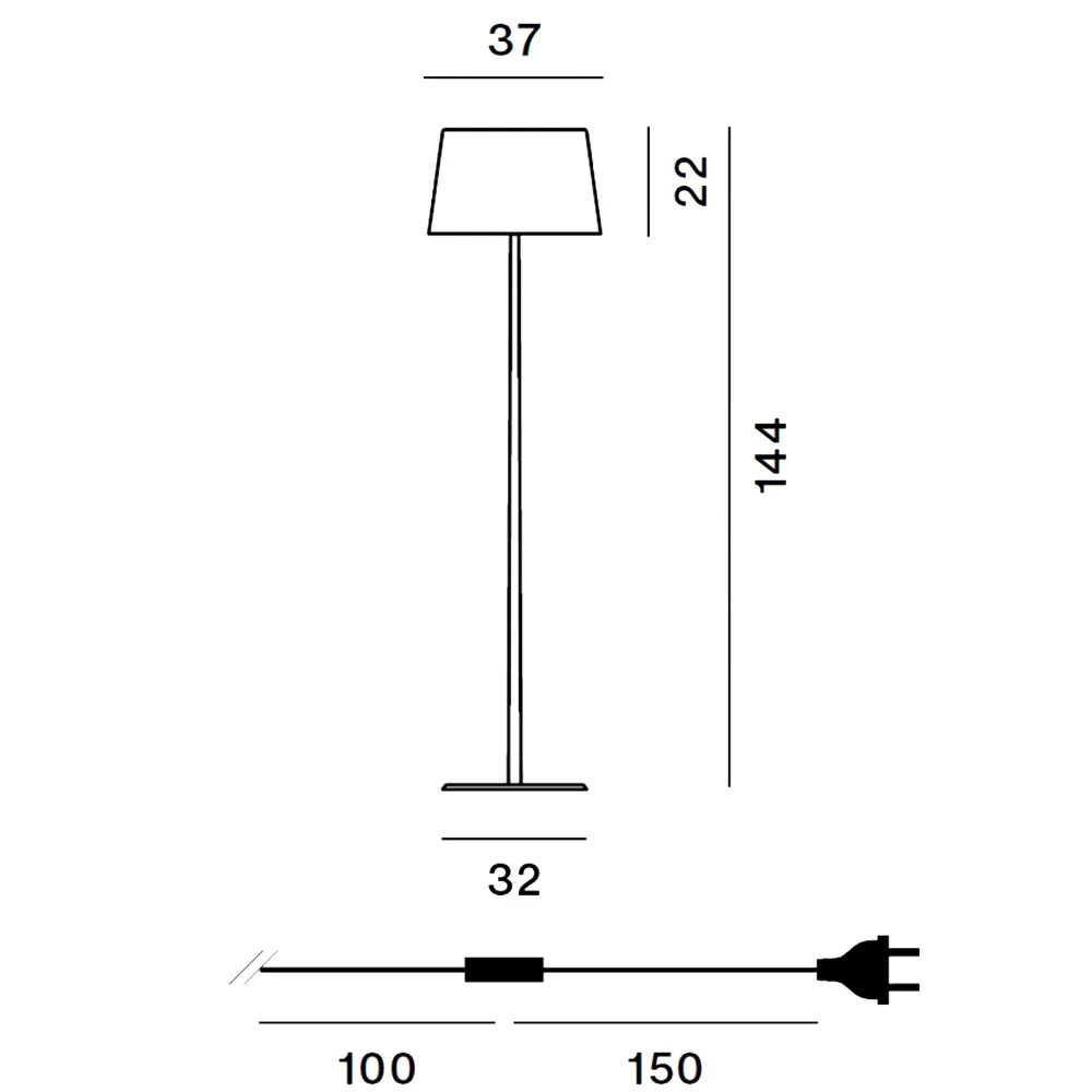 Lampada da terra Foscarini Lumiere XXL