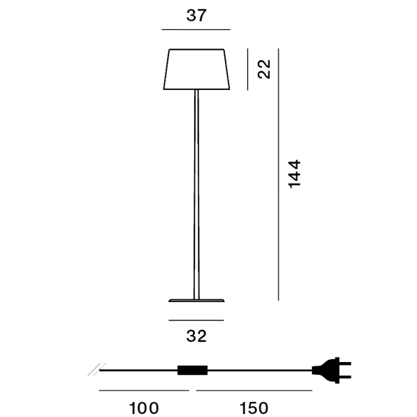 Lampe au sol Foscarini Lumiere XXL
