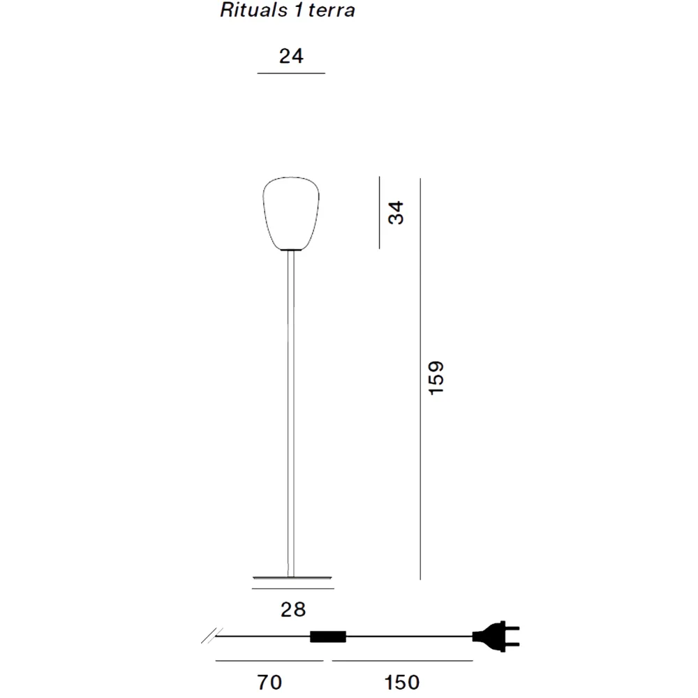 Lampada da terra Foscarini Rituals