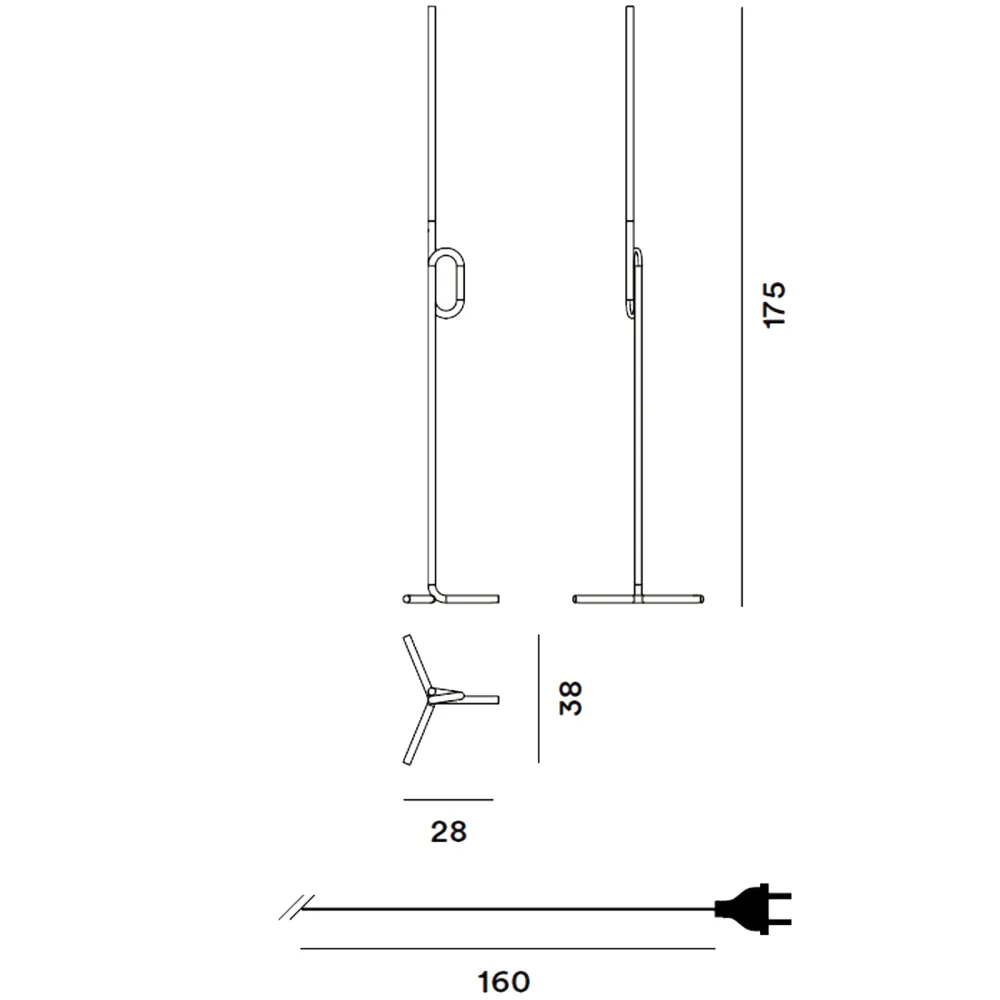 Bodenlampe Foscarini Tobia