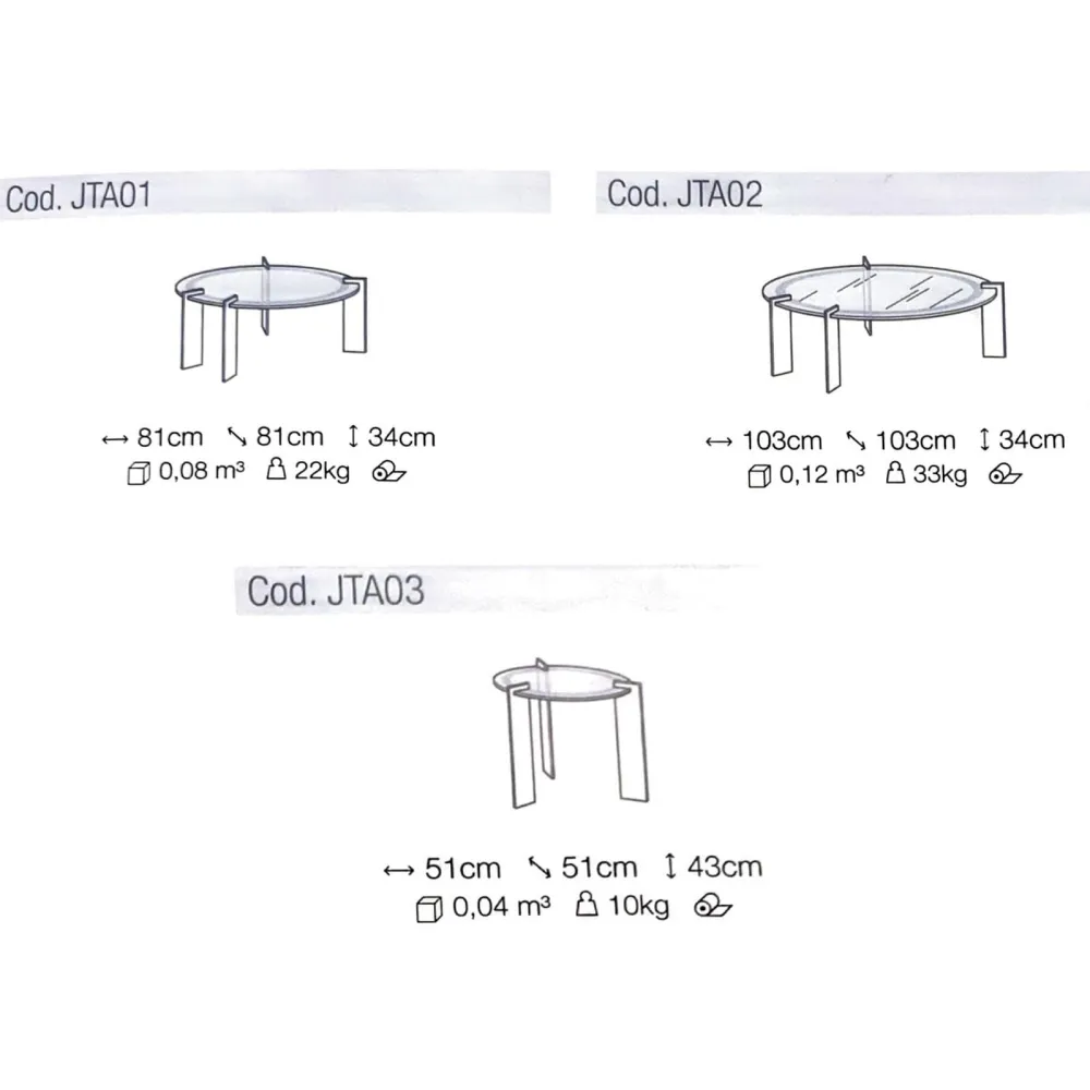 Petite table DiTre Italia Aulos