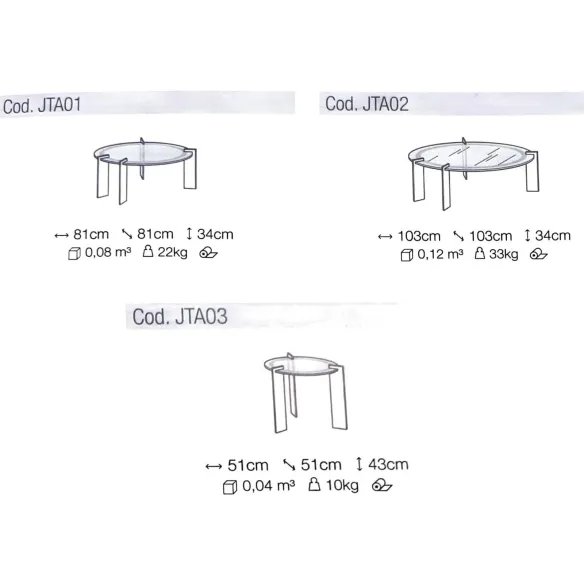 Small Table DiTre Italia Aulos