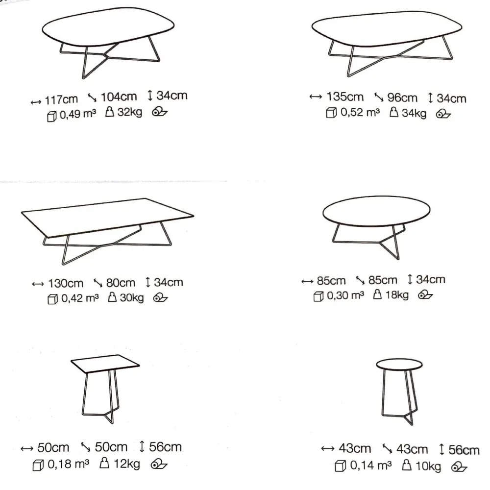 Petite table Ditre Italia Kevin