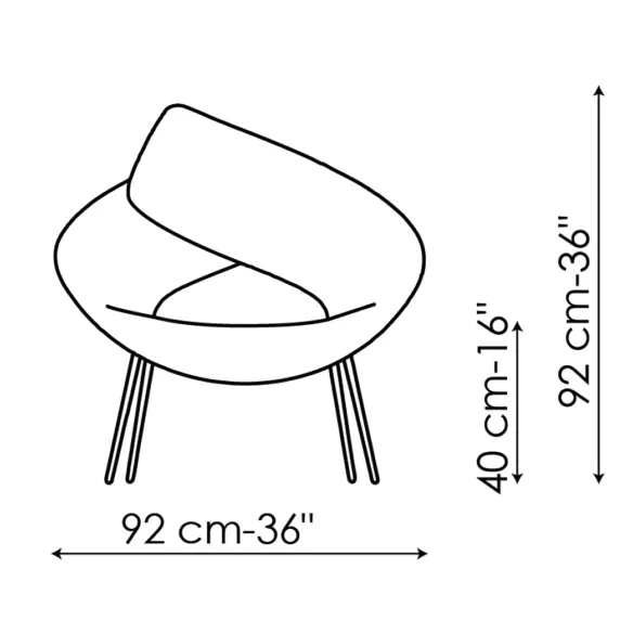 Sessel Lock Bonaldo
