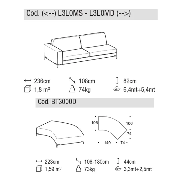 Sofa Ditre Italia Union