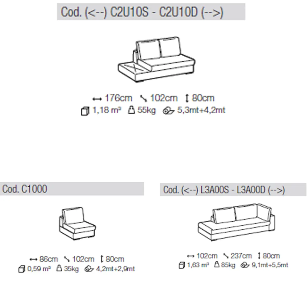 Corner sofa Ditre Italia Loman