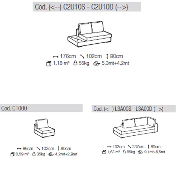 Corner sofa Ditre Italia Loman
