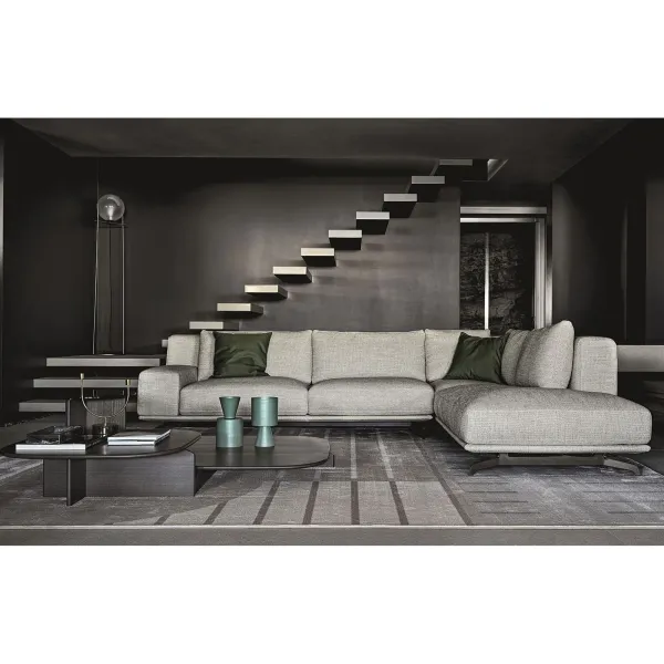Sofa with Chaise Longue Ditre Italia Dalton 2