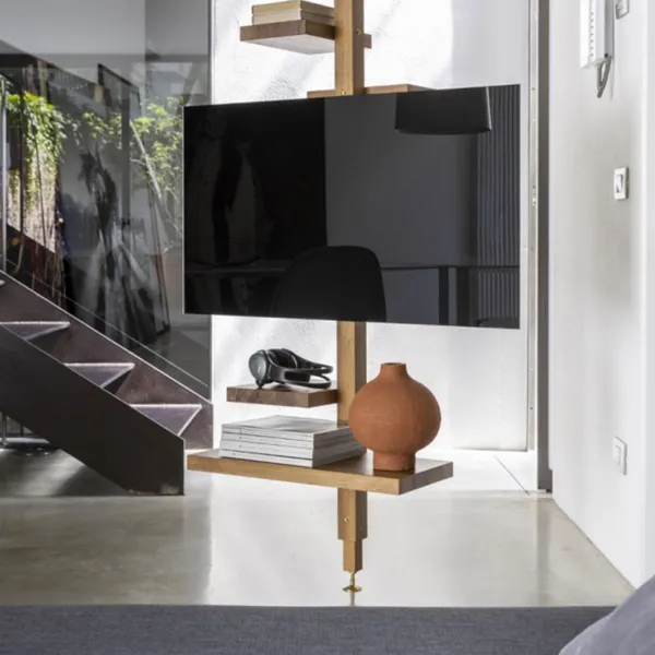 Scaffale porta TV Mogg Adelaide Wood 2