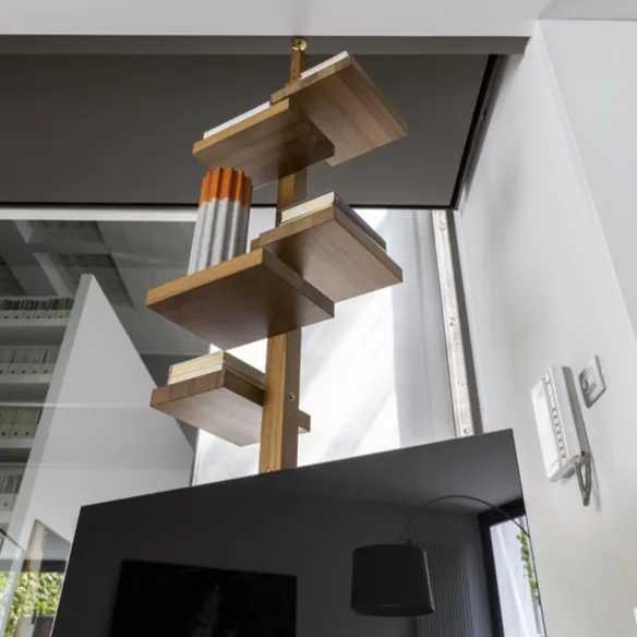 Estante de soporte de TV Mogg Adelaide Wood