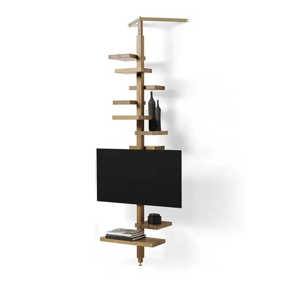 Estante de soporte de TV Mogg Adelaide Wood