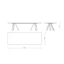 Table rectangulaire XL Ronda Design Quasimodo