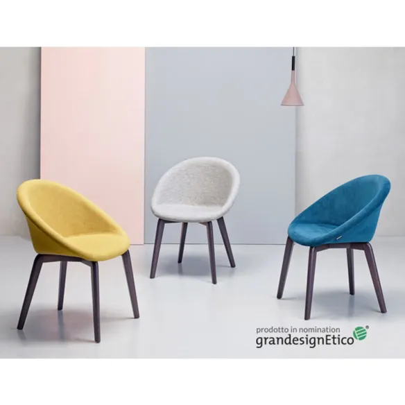 Fauteuil SCAB Design Natural Giulia Pop
