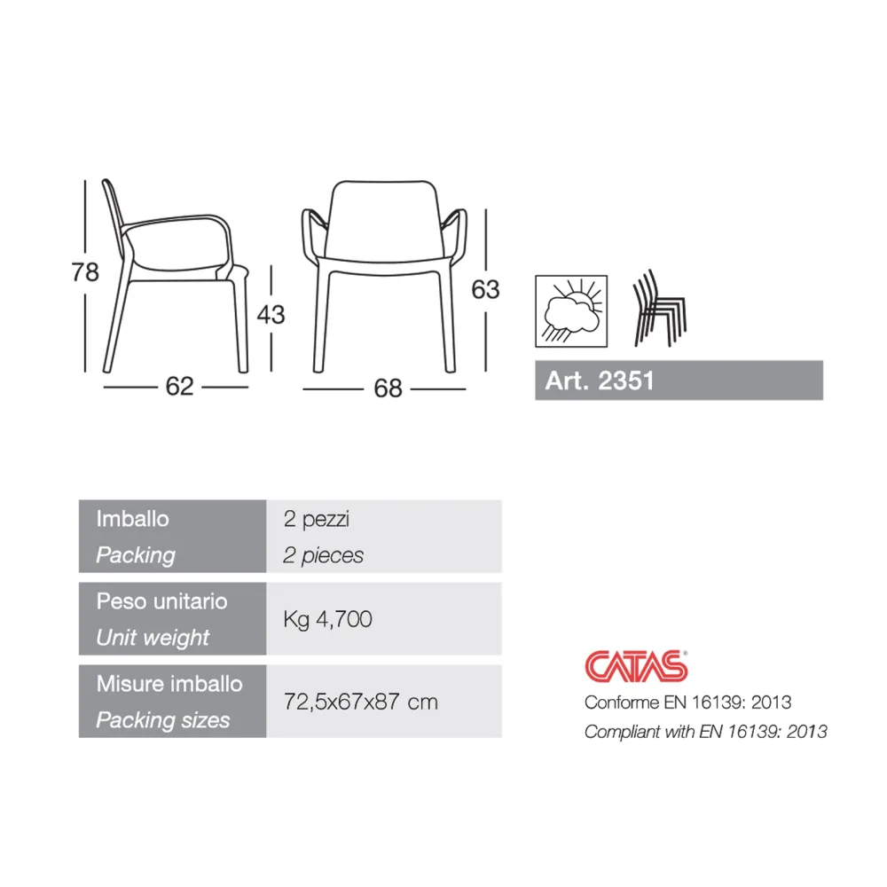Poltrona SCAB Design Ginevra Lounge