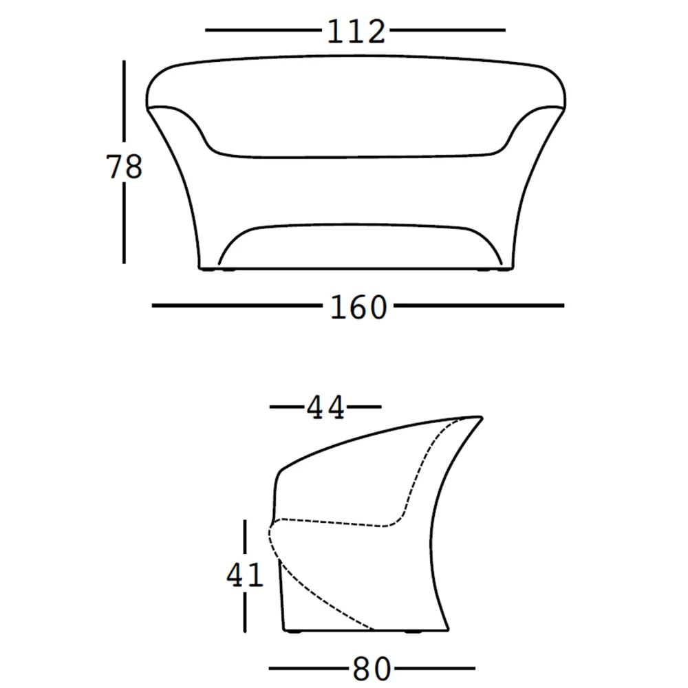 Sofa Plust Collection Ohla Light Indoor-Outdoor