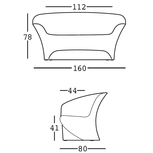 Sofa Plust Collection Ohla Light Indoor-Outdoor