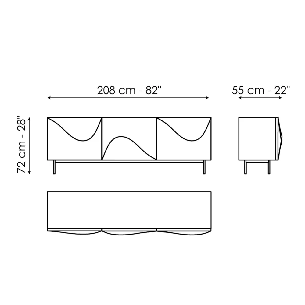 Sideboard Bonaldo Vertigo