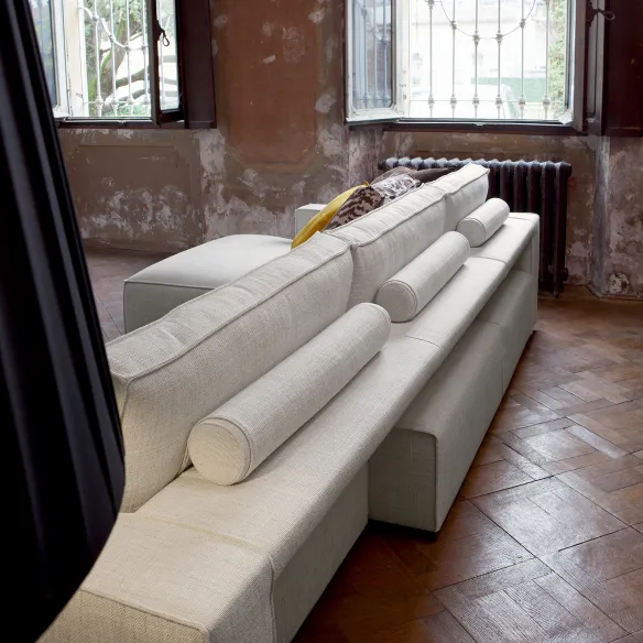 Divano con Chaise longue Flexteam Genius Gold