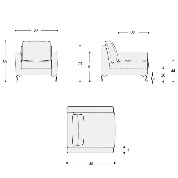 Fauteuil Flexteam James B