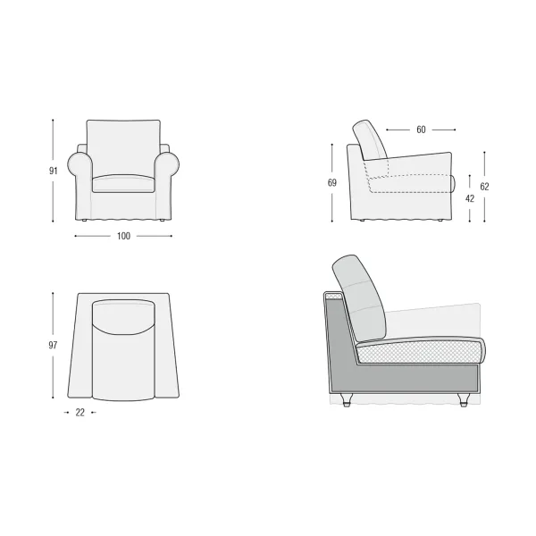 Sessel Flexteam Regent 2