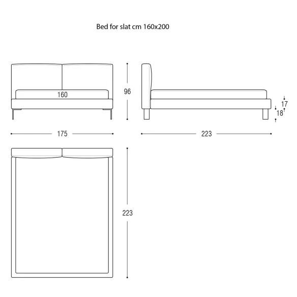 Bett Flexteam Slim 018