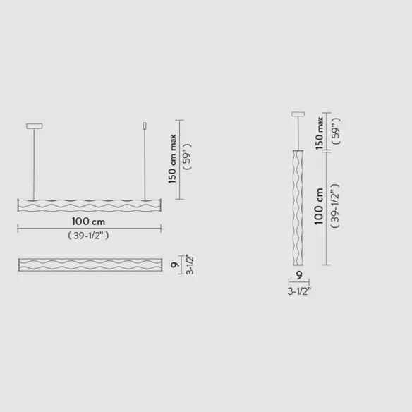 Pendant lamp Slamp Hugo 24V