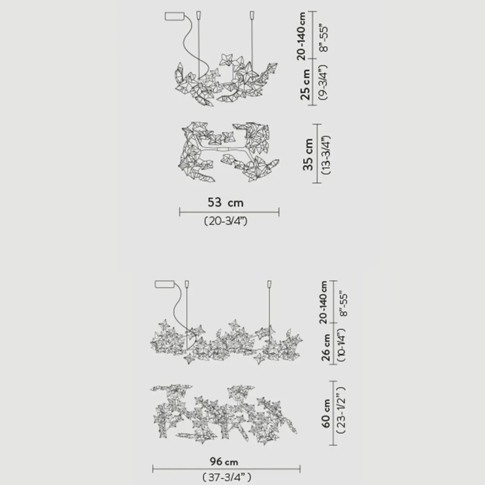 Lampara de suspension Slamp Hanami Lerge