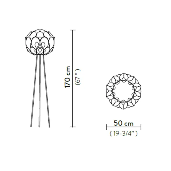 Floor lamp Slamp Flora