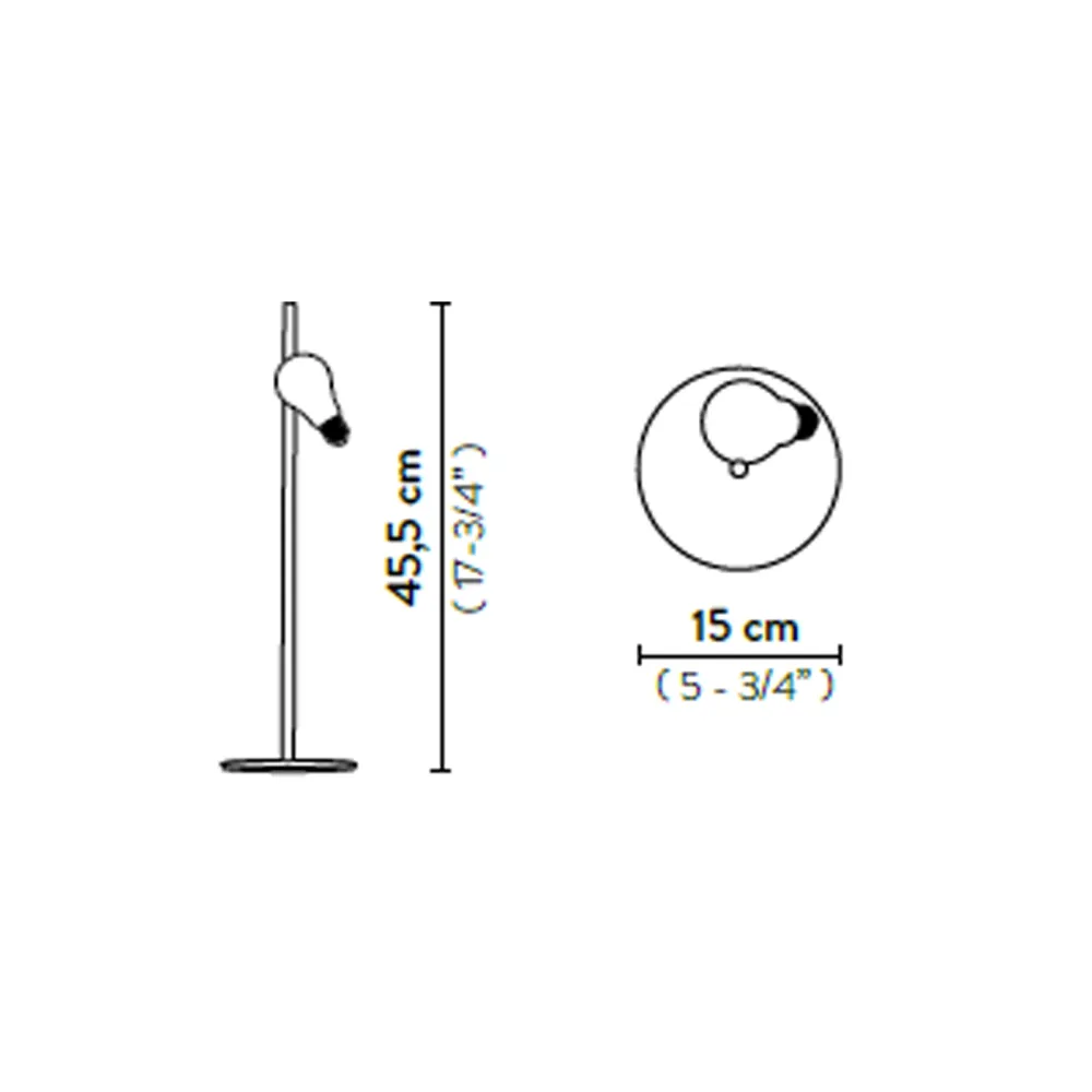 Lámpara de mesa Slamp Idea