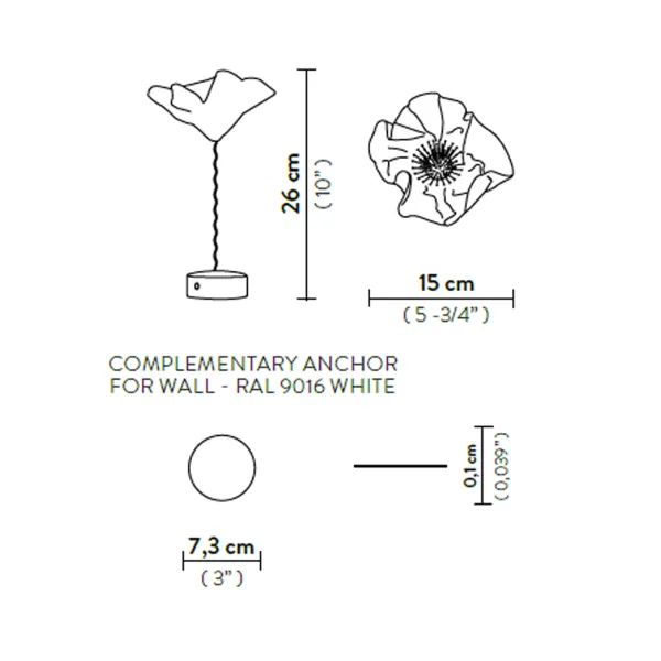 Table lamp Slamp Lafleur Battery 2