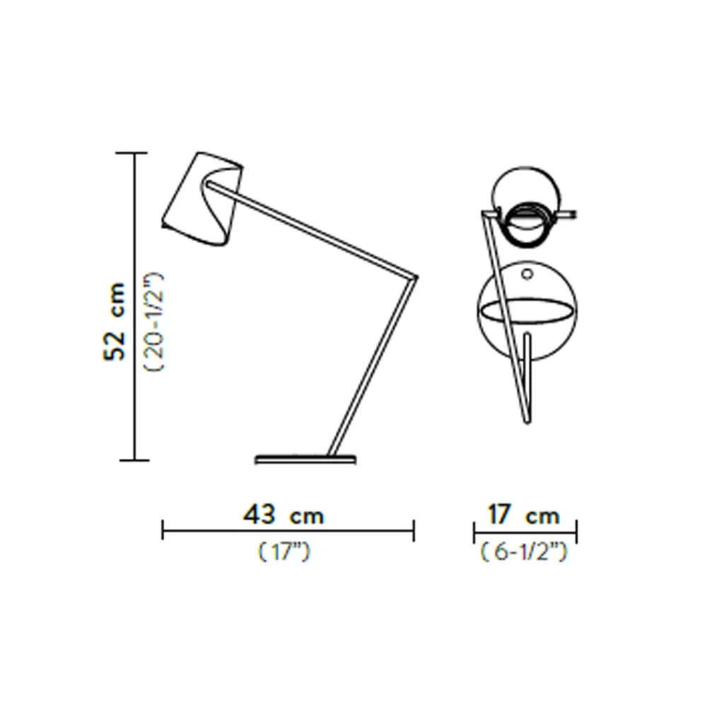 Lampe de table Slamp Overlay