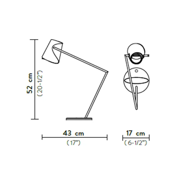 Lampe de table Slamp Overlay