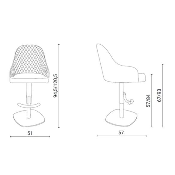 Tabouret Ozzio Italia Brando