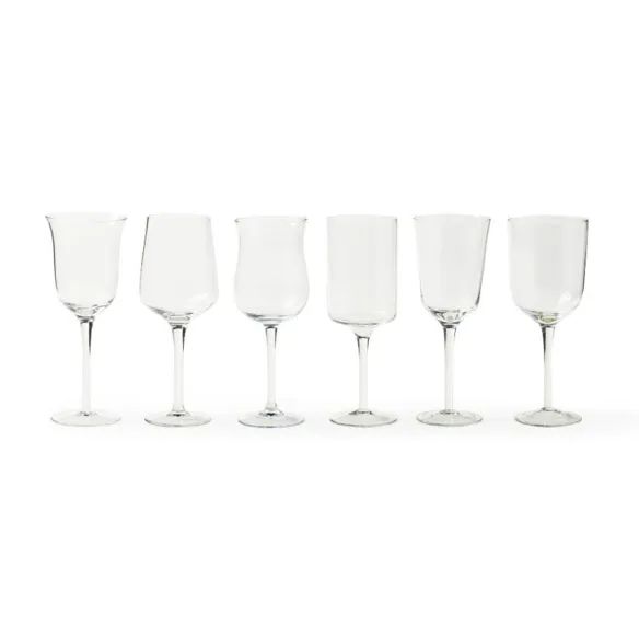 Bitossi Set 6 Calici Clear Diseguale