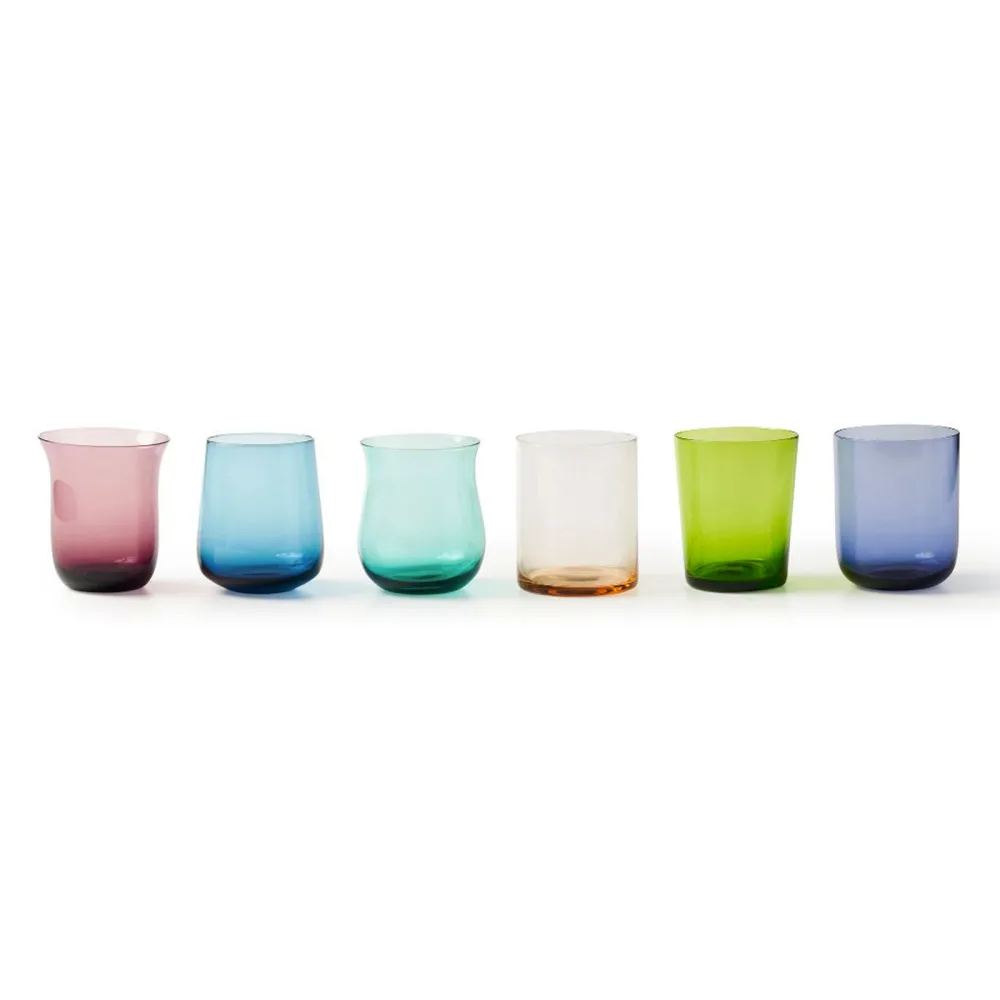 Vaso Bitossi Set 6 colores surtidos Diseguale