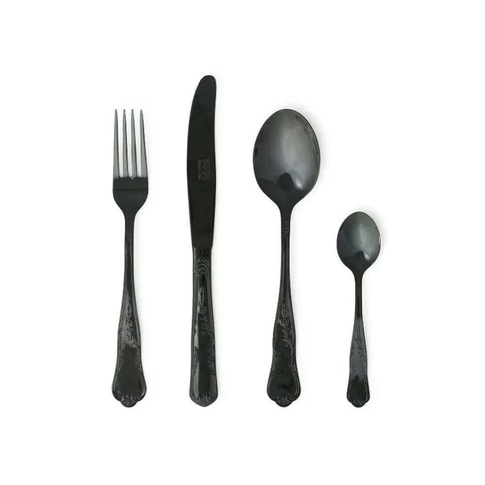 Besteck Bitossi Home Black Shiny Retrò