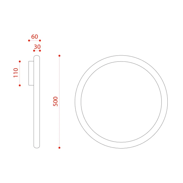 Wall / ceiling lamp Tooy Bilancella 512.71