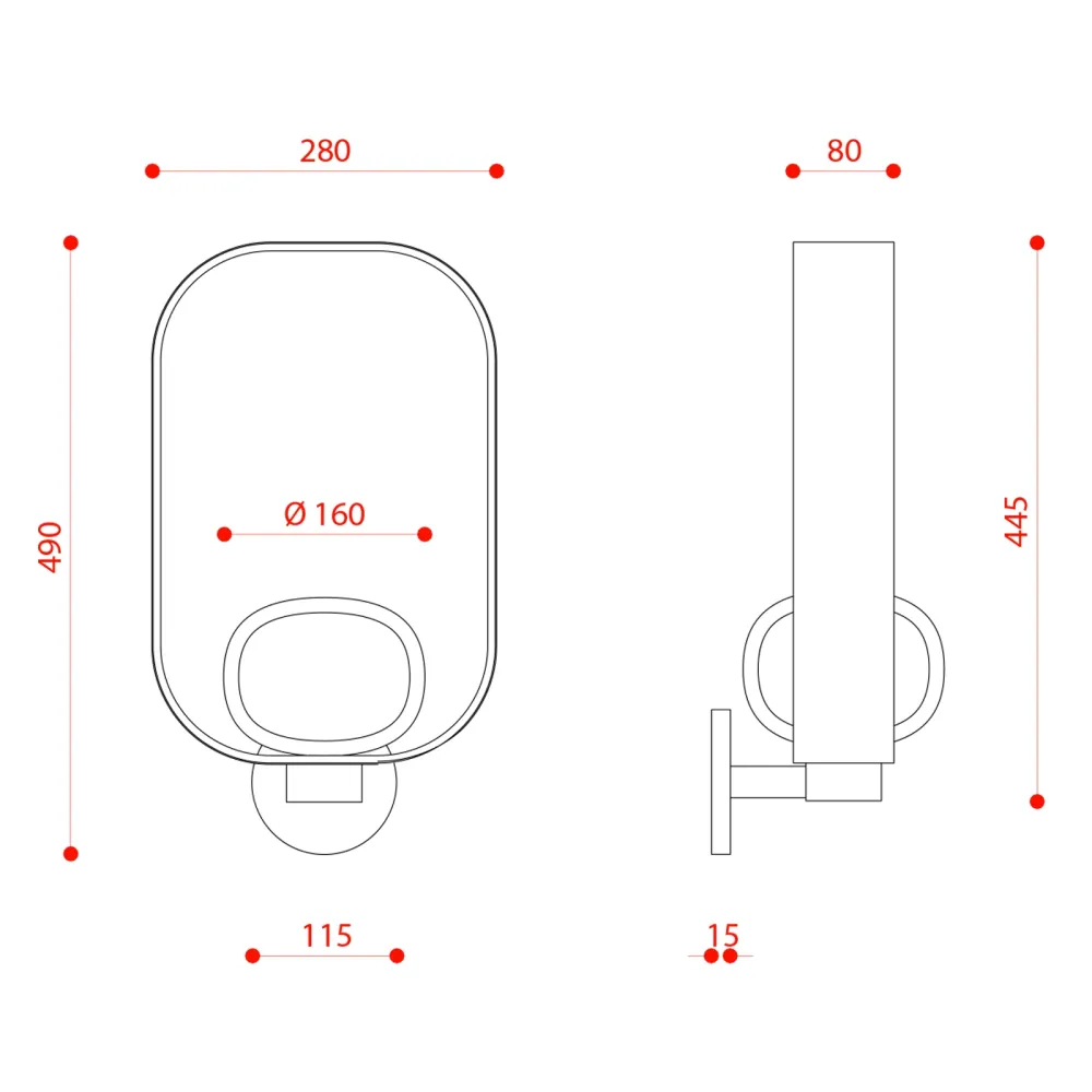 Wandlampe Tooy Filipa 555.41