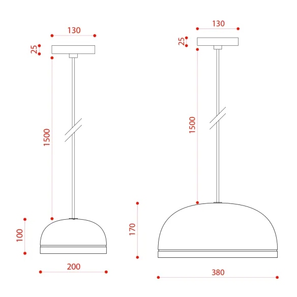 Suspension lamp Tooy Molly