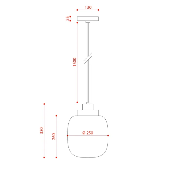 Suspension simple Tooy Legier